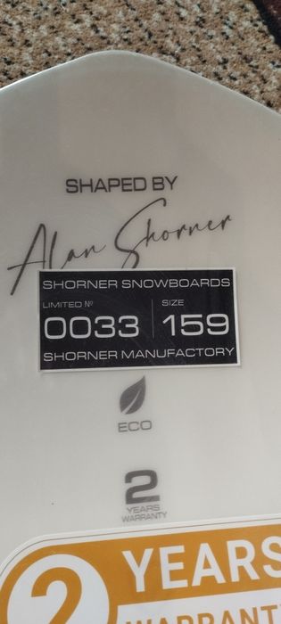 Новый сноуборд SHORNER MINIMAL