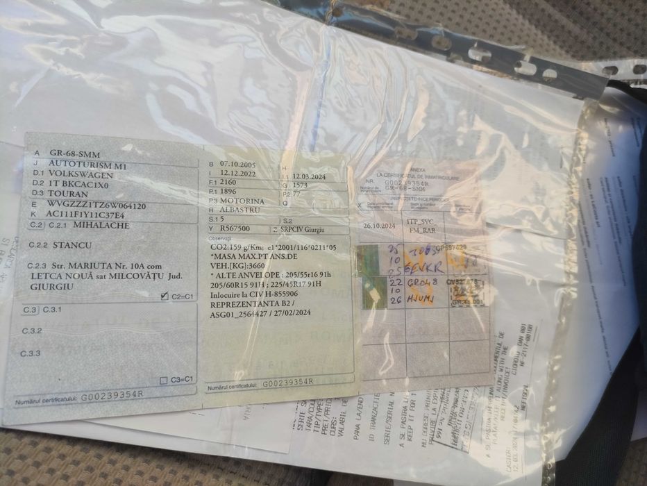 Volkswagen turan 1.9