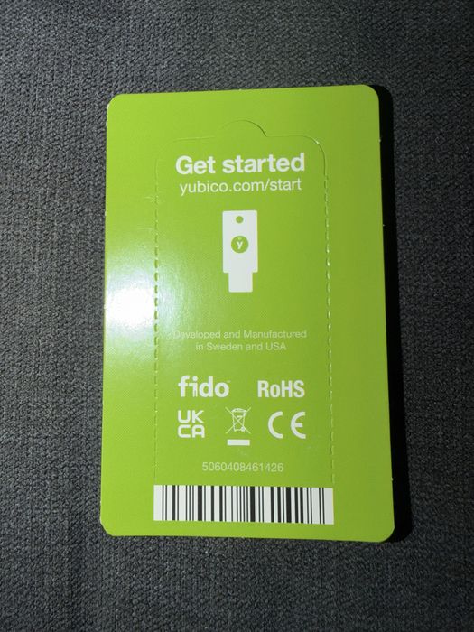 [LIVRARE OLX OK] Pachet 2x Chei de logare fizice, Yubico YubiKey 5 USB-A NFC