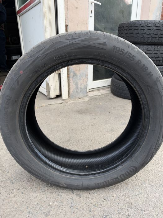 Vând set 4 anvelope Continental EcoContact 6 Q – 195/55 R18 93H XL – ca noi.
