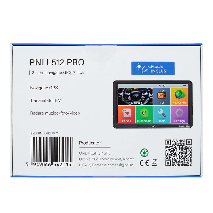 Gps PNI L512 - cel mai rapid gps cu Wince - gata de drum