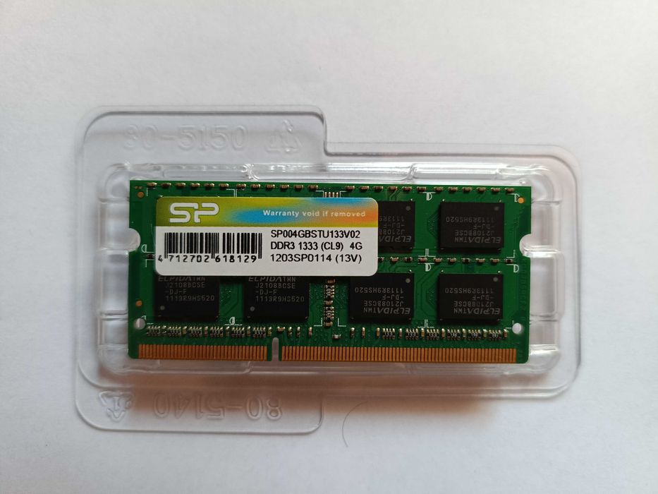 Memorie RAM Laptop SODIMM Silicon Power ELPIDA DDR3 1x4GB, 1333MHz
