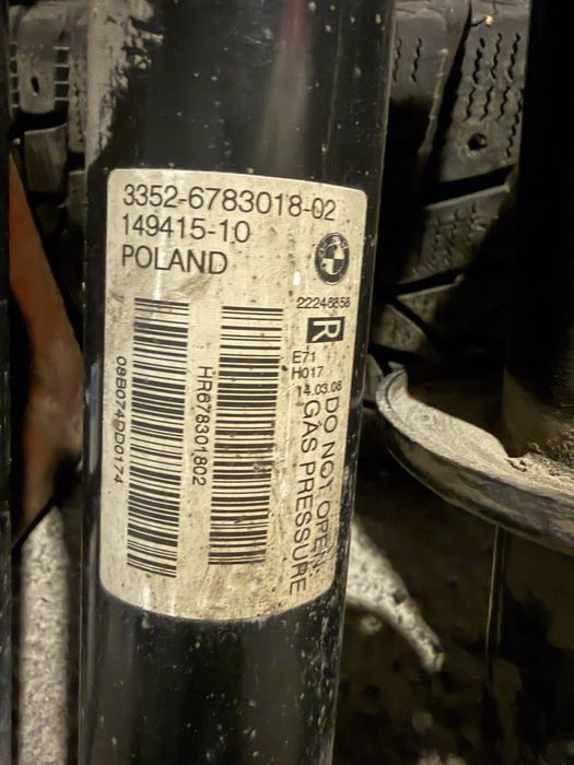 Амортизаторы, стойки BMW x6 E71