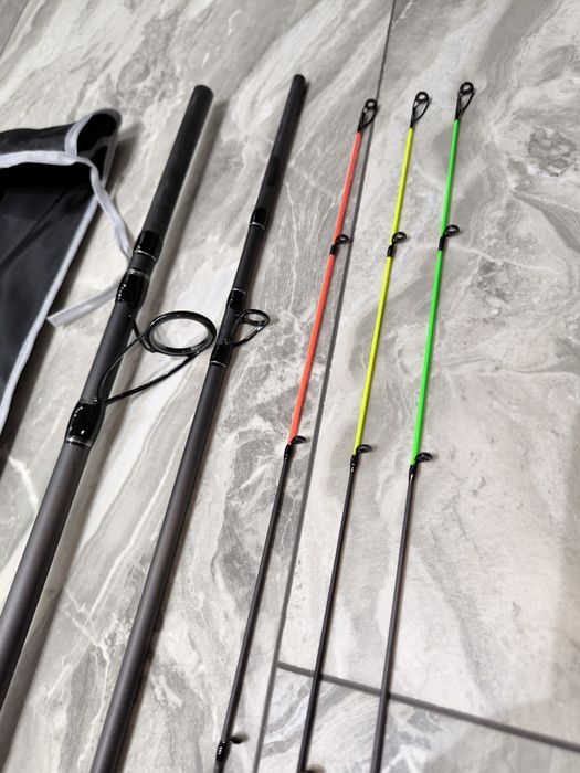 SET 2 Lansete Feeder Robinhan HARRIER 3.30m Actiune:180gr NEW 2025