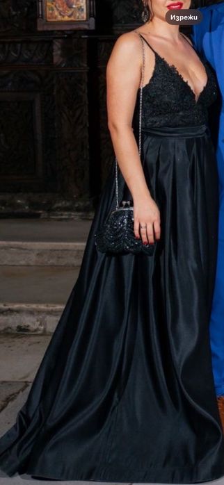 Официална Черна  Рокля