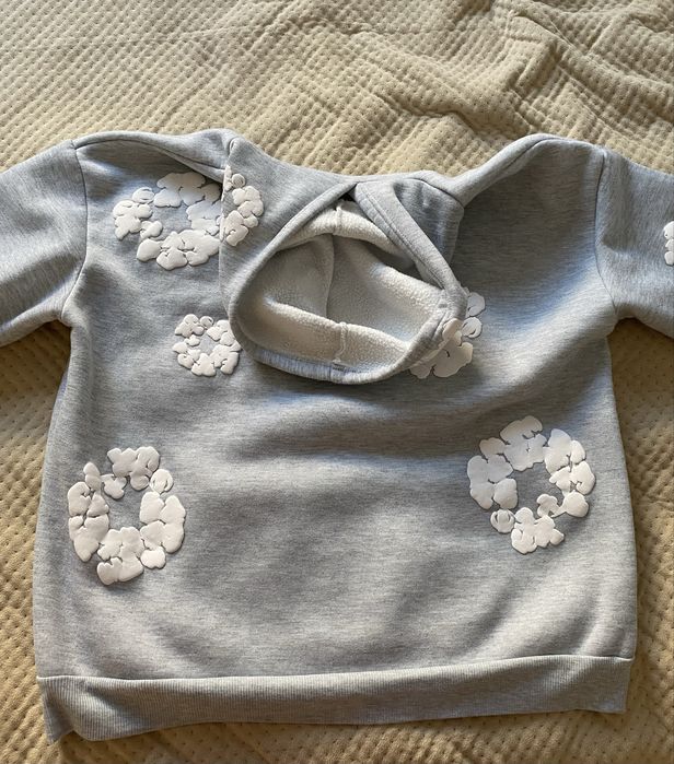 худи Denim Tears серая