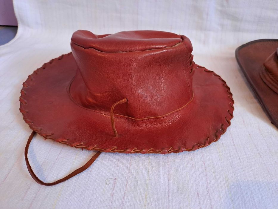 palarie cowboy piele veche