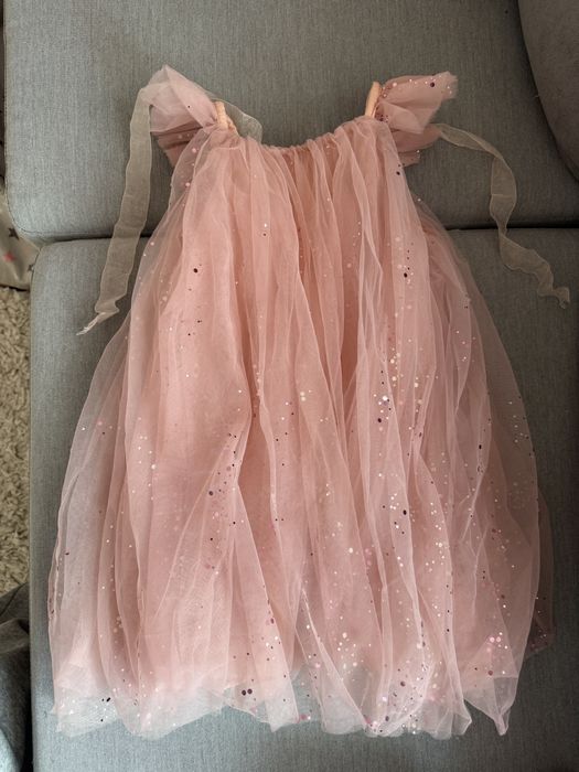 Блестяща рокля с тюл, 120 см