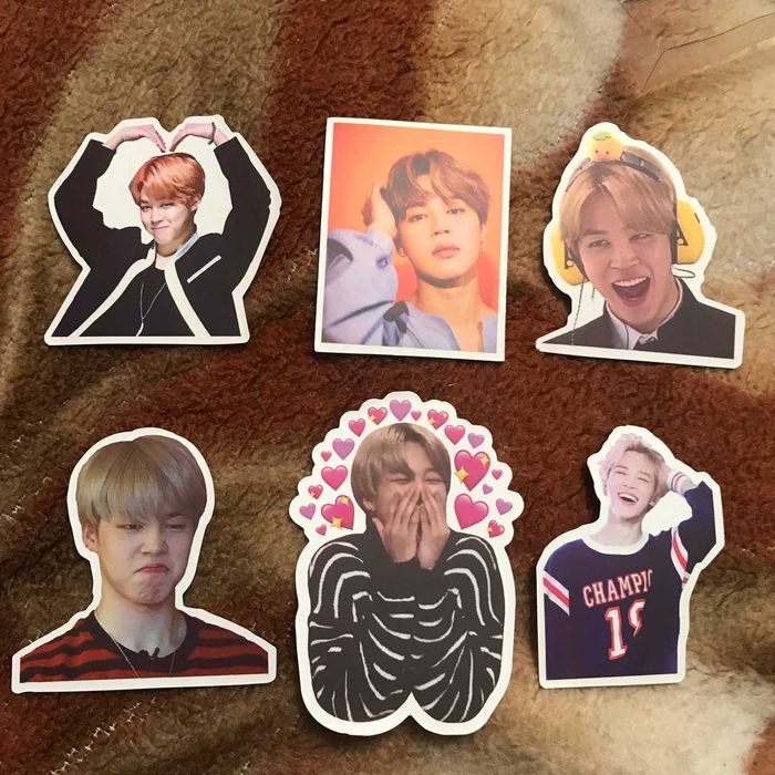 Шикарные наклейки для тетрадей с BTS