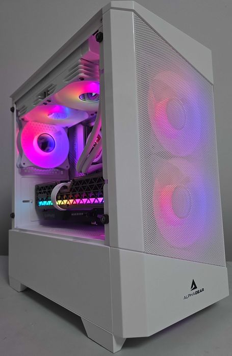 PC Gaming White Ryzen 7 9700X RX 9060 XT 16GB