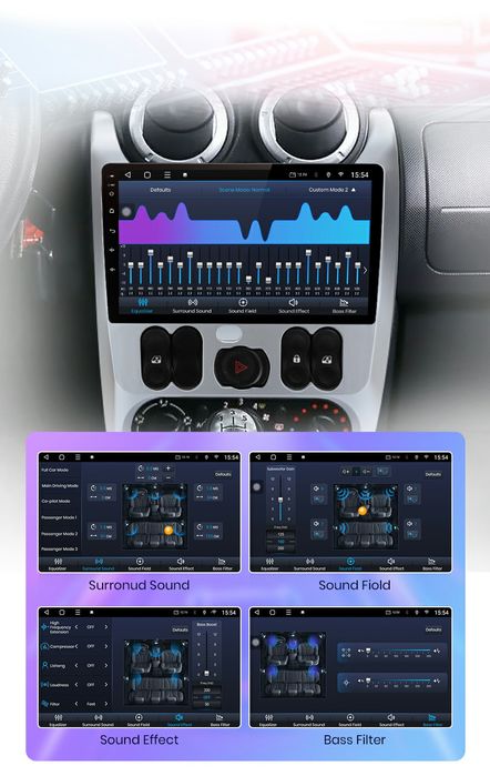 Navigatie Android dedicata pentru Dacia Logan/Sandero/Duster 2009-2013
