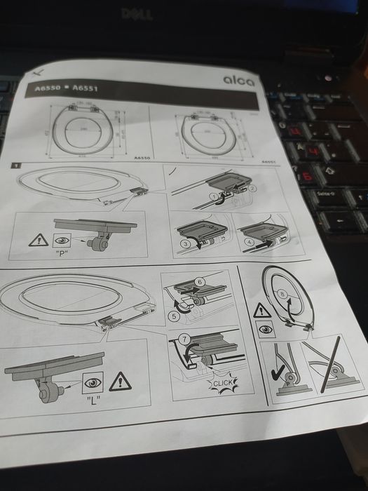 Дъска за тоал. чиния 2 бр--Toilet Seat Livarno-р--ри37-5.2-45.5 см--нова  .