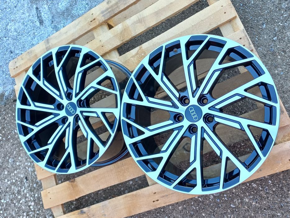 19 Audi 8.5j et35 A3 A4 A5 A6 A7 A8 TT Q3 Q5 Black polish