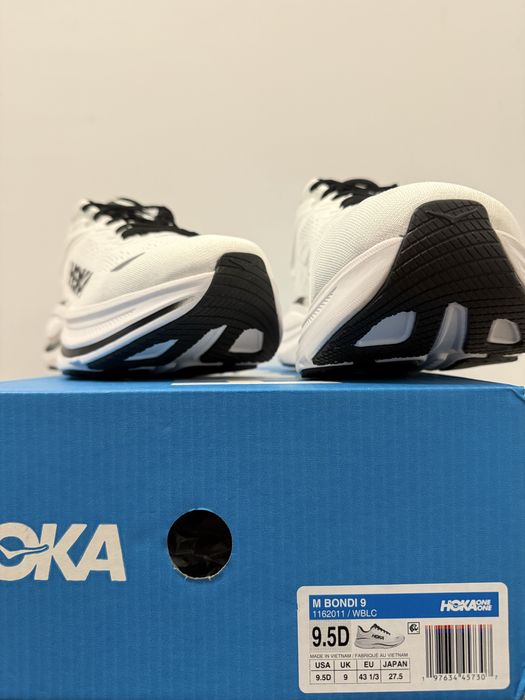 Hoka One One Bondi 9 White/Black - 43
