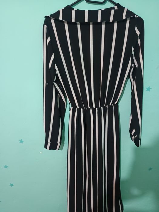 Rochie alb-negru