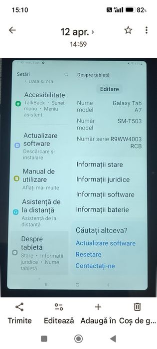 Tabletă _Samsung GalaxY Tab A7 Tab A7