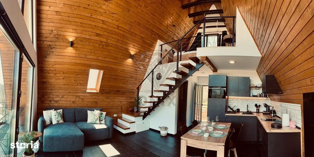 Casa A-Frame de vanzare | Valea Doftanei, Tesila | Constructie 2024 |