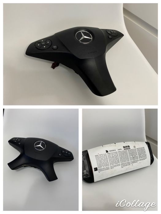 Airbag volan pasager comenzi Mercedes C klasse W204 3 4 spite kit