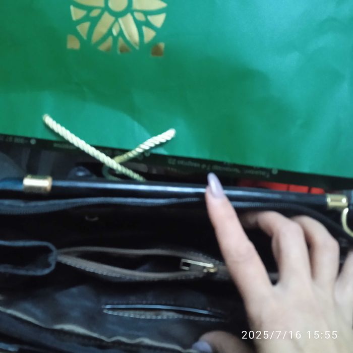 Сумка женская, цвет морской