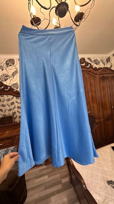 Трендавая атлас юбка