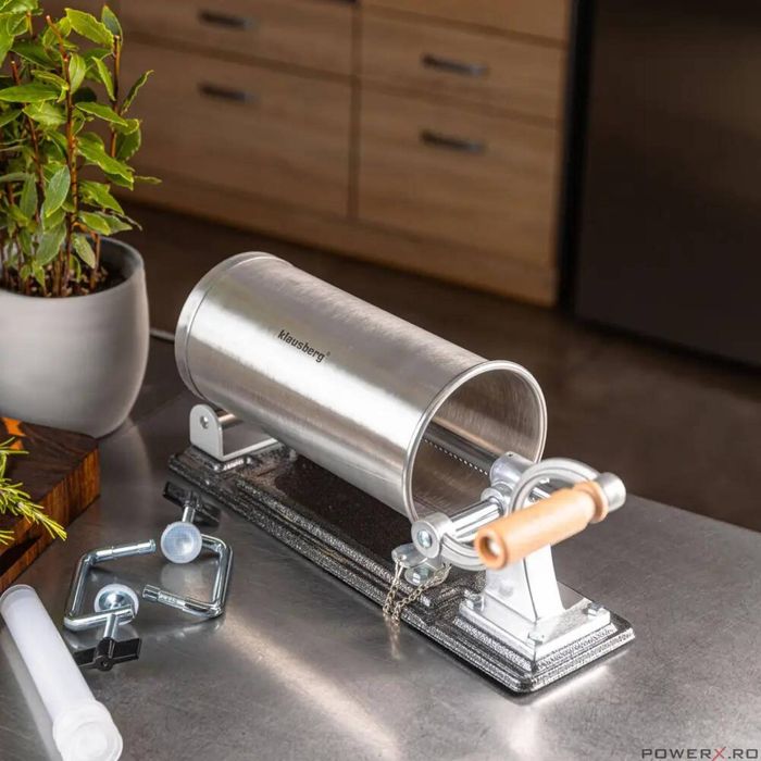 Masina manuala pentru umplut carnati, otel inoxidabil, capacitate 3