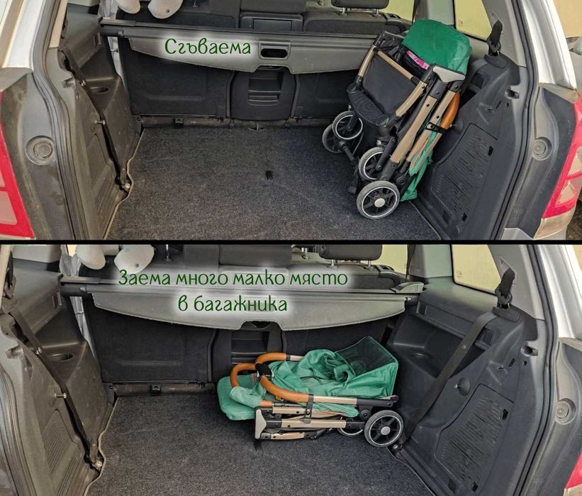 Лятна детска количка Chipolino Сити 15 кг + дъждобран за количка