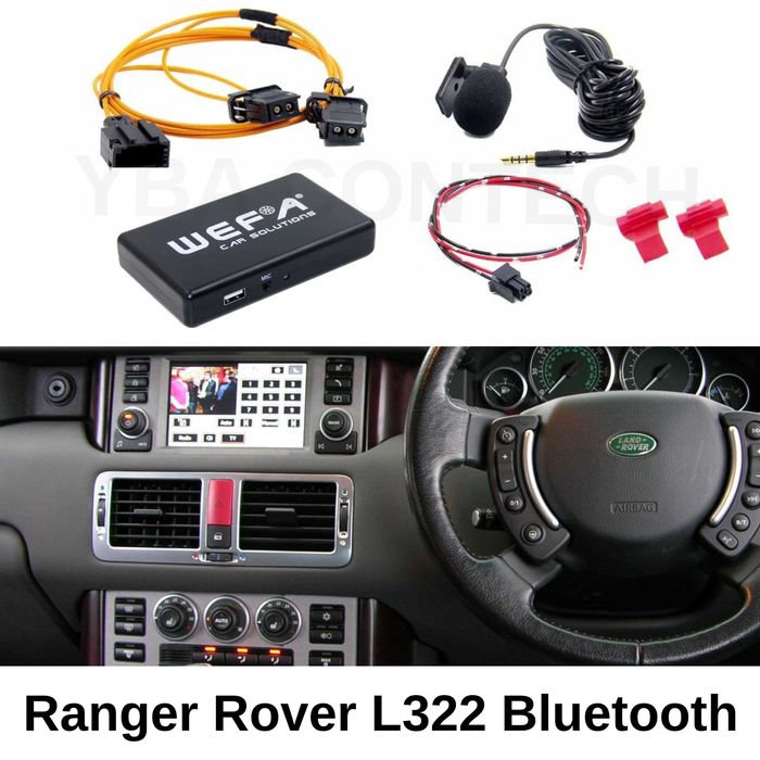 Interfață Bluetooth Range Rover Vogue L322 – Redare Muzică & Apeluri Hands-Free, USB 12V