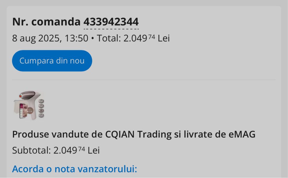 Aparat IPL epilare definitivă