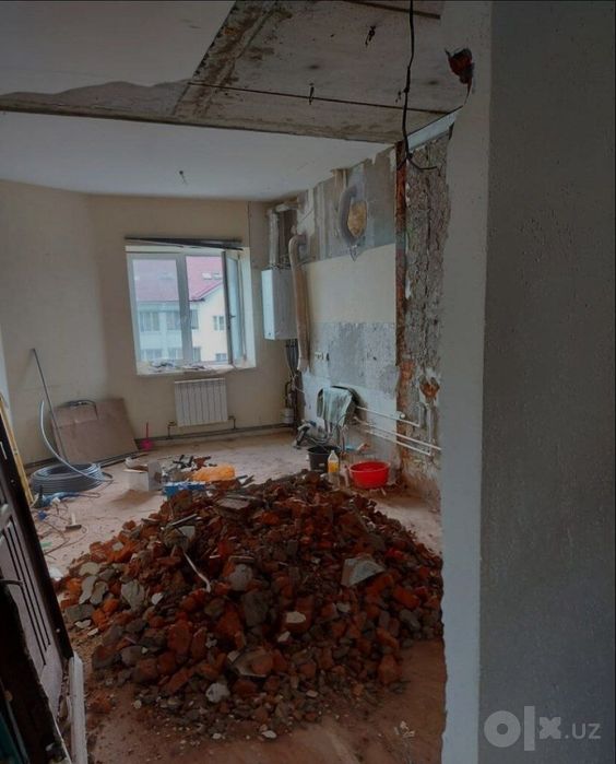 Демонтаж и новые проëмы́