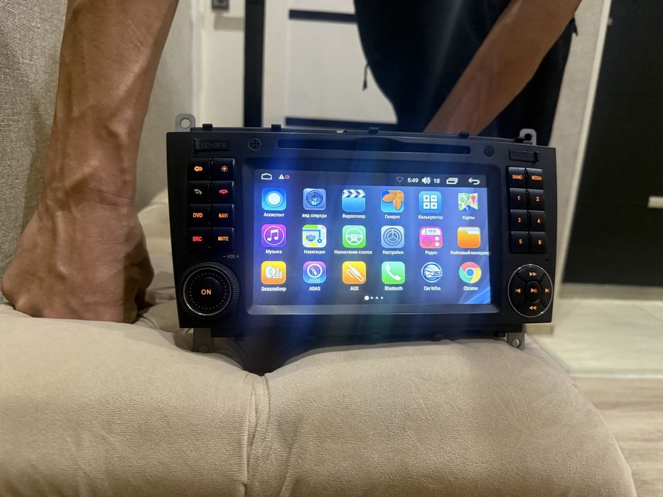 * Android магнитола на Mercedes очень хорошего качества