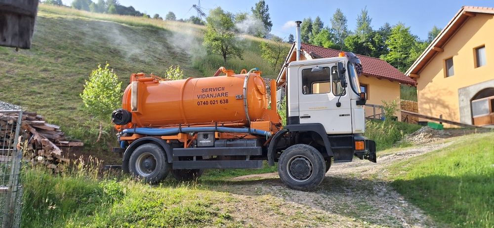 Servicii vidanjare desfundare decolmatare