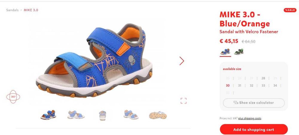 Нови сандали на Geox, Biomecanics, Superfit, Naturino - н.30