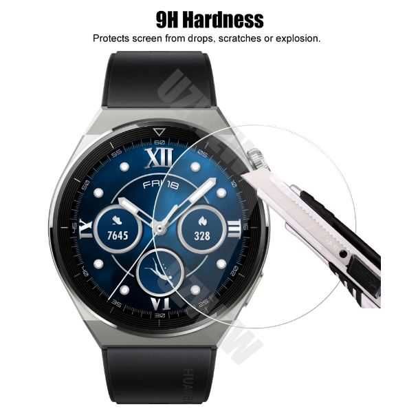 Set 2 folii sticla protectie ecran Huawei Watch GT 3 Pro(46 mm)