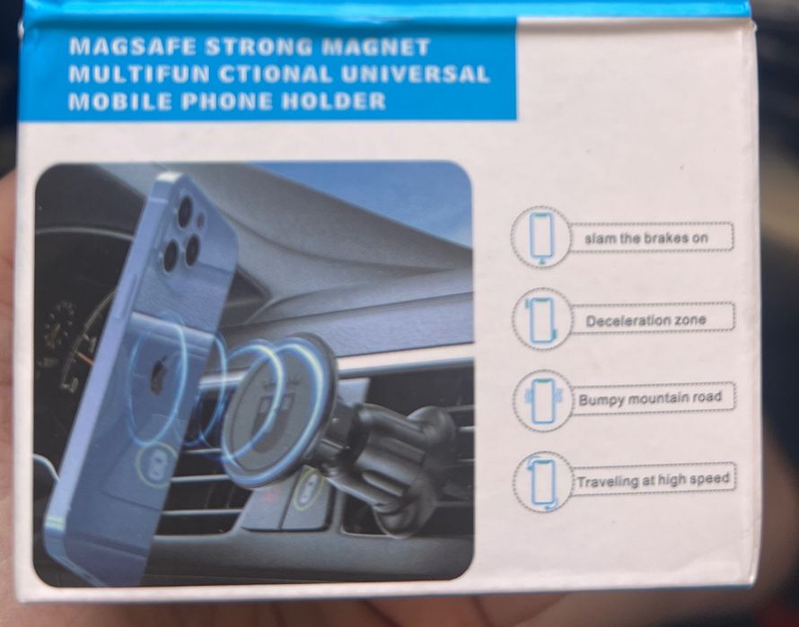 Suport auto magnetic pe tru telefon