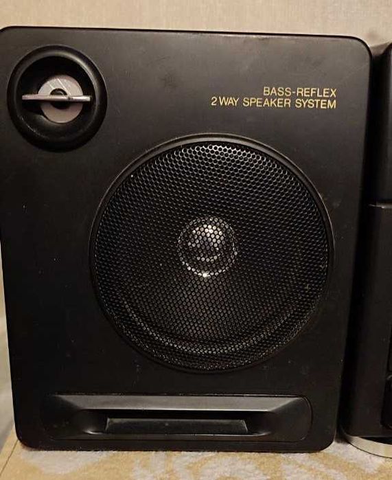 Магнитола Rising, двойной кассетник, 2-полосные колонки, радио