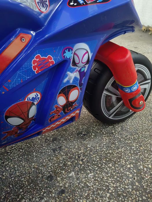 Motocicleta fara pedale Spiderman