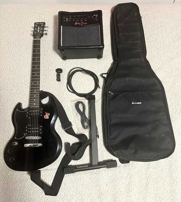 Set chitara electrica pentru stangaci