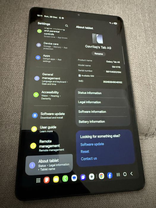 samsung ta a9  sm-x115