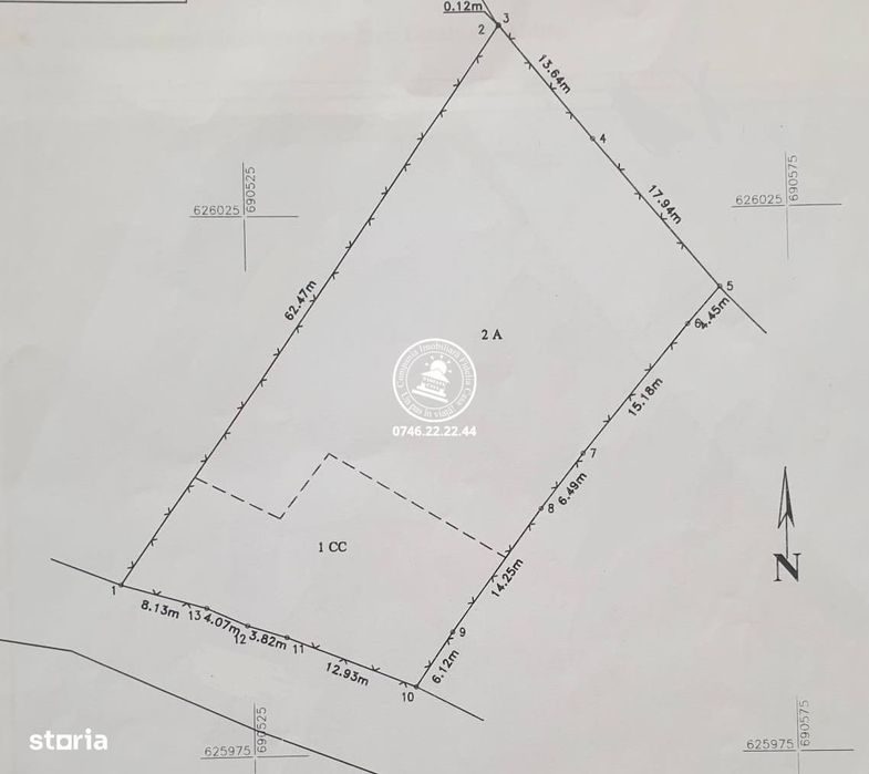 Teren intravilan, 1560mp, de vanzare in Cornesti - Miroslava