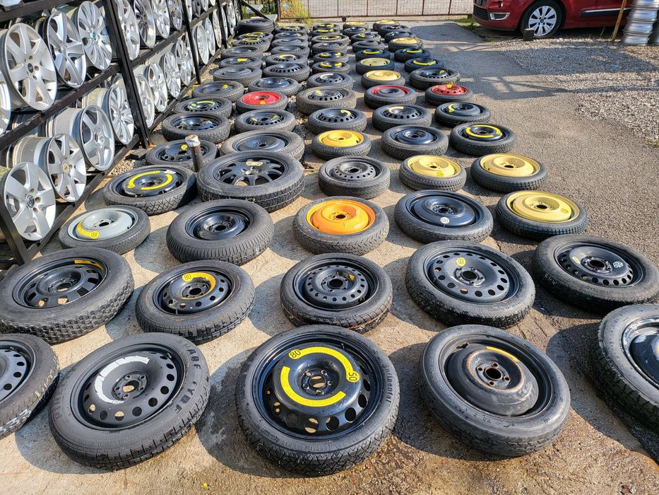 резервни,бандажни гуми , патерици ,13,14,15,16,17,18 цола