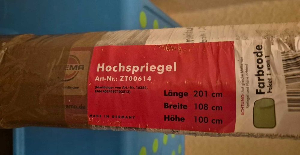 Set cadru înalt de remorca + prelata noua.