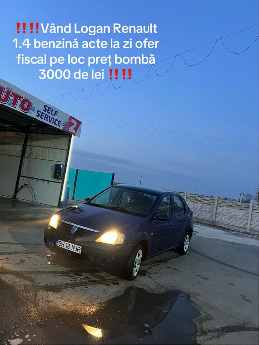 Vand logan renault 1.4 benzina acte si fiscal pe loc