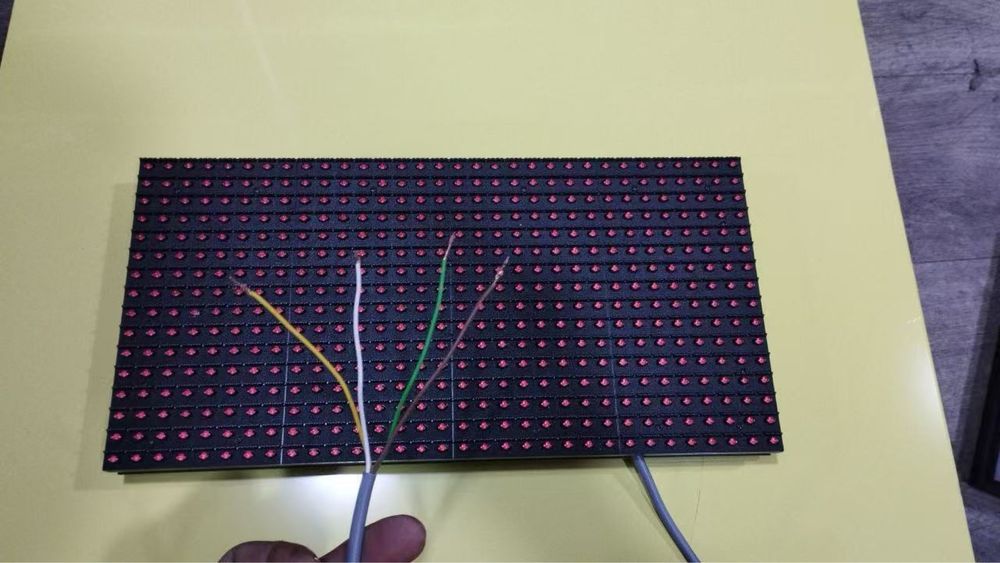 Sama moyka LED Displey — Solingan pulni miqdorini aytadi P10 Strip12V