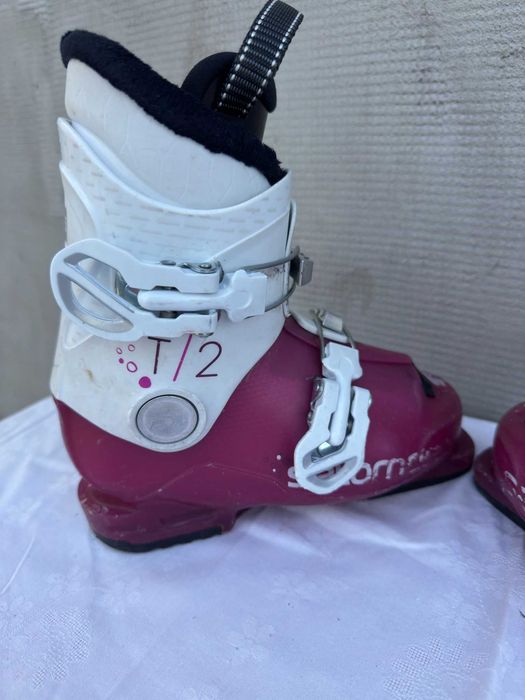 Clapari ski schi copii Salomon T2 marime Eur:28 Mondo:18