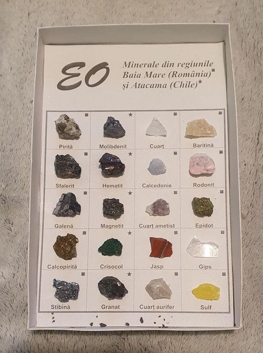 Felie de Agat /Minerale din reg.BaiaMare si Atacama/Chile