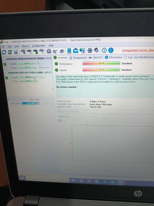 Ssd nvme Samsung/ 512gb  impecabile -testate 100% ok.
