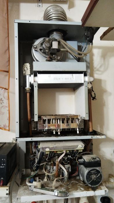 Продам теплообменник.и котел на запчасти..