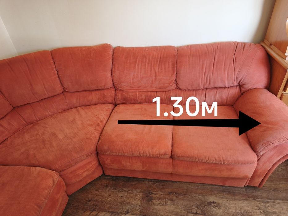 Ъглов диван за хол