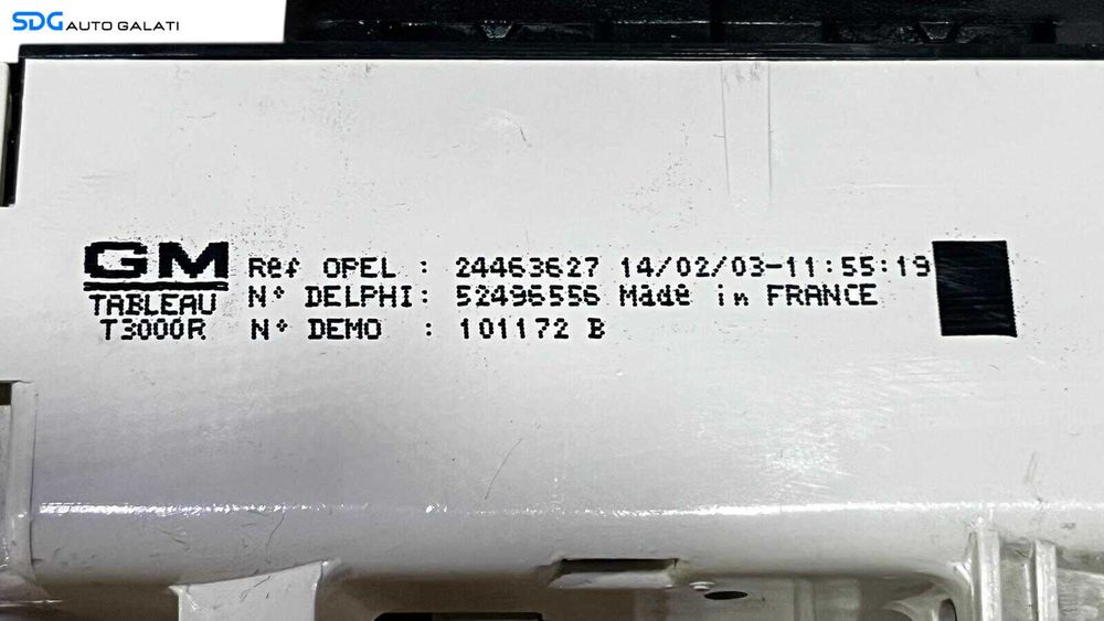 Panou Modul Unitate Comanda FARA AC Aer Conditionat Clima Climatic Opel Astra G 1998 - 2007 Cod 24463627 [LC0832]