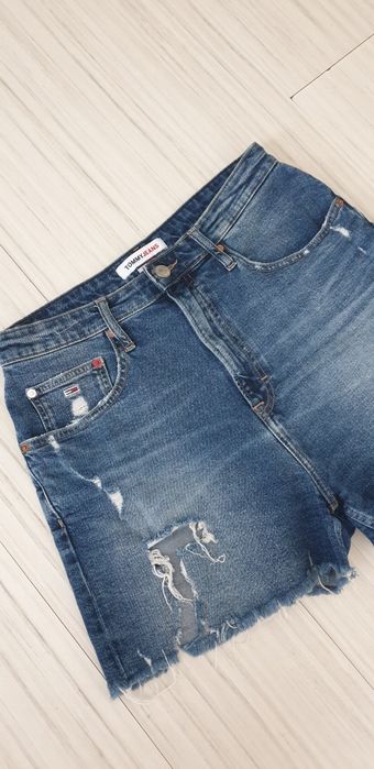 Tommy Hilfiger Mom Denim Jeans Short  31 ОРИГИНАЛ! Дамски Къси Дънкови